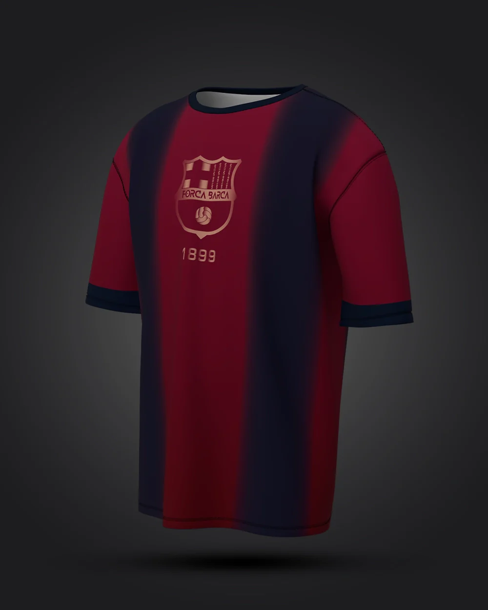 Barca Fade Oversized Jersey - Image 4