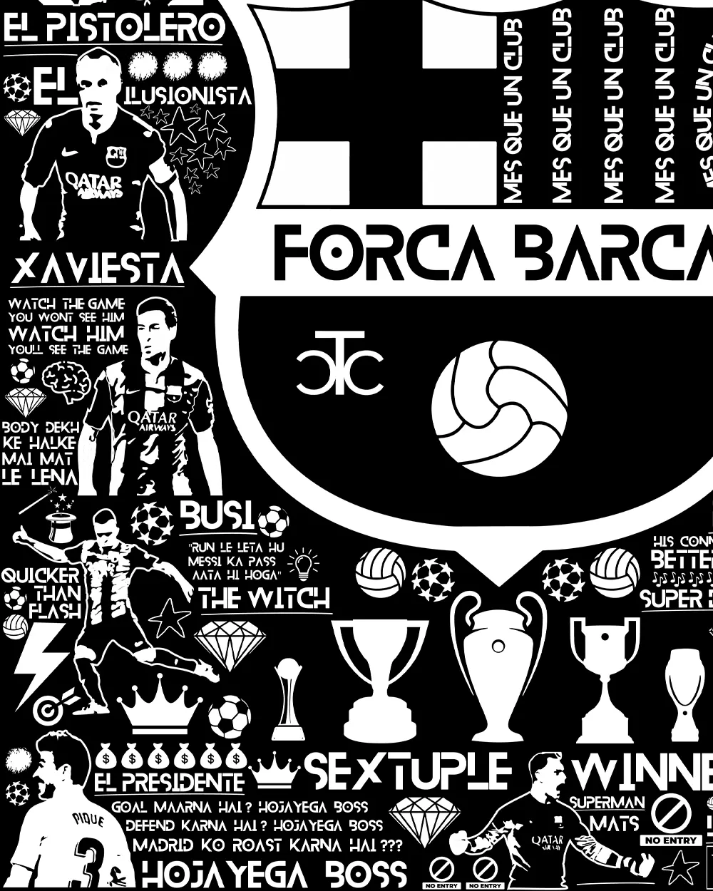 Destroyers 14/15  Barca Hoodie - Image 4