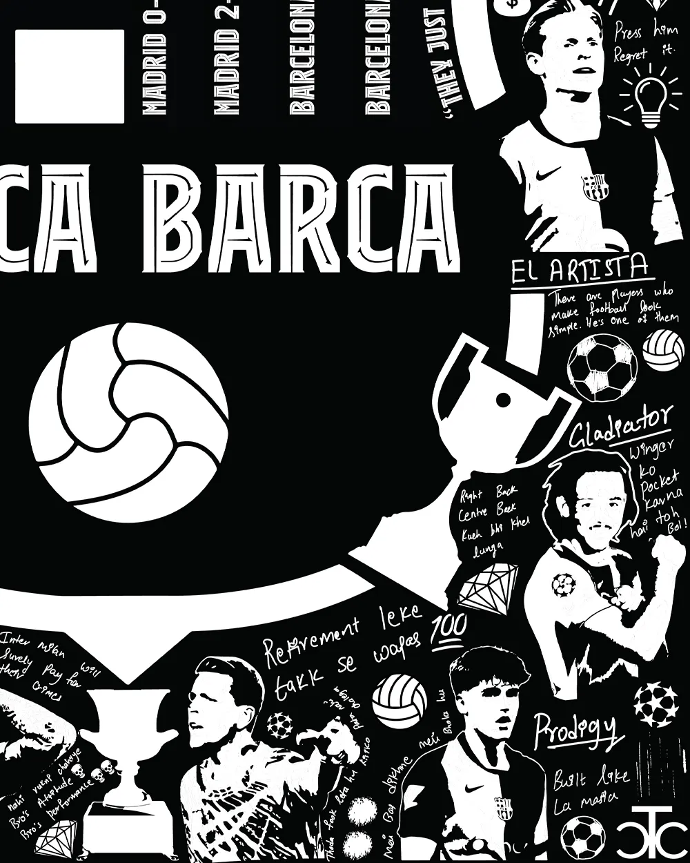 Flick's Mafia 24/25 Barca Oversized Shirt - Image 6