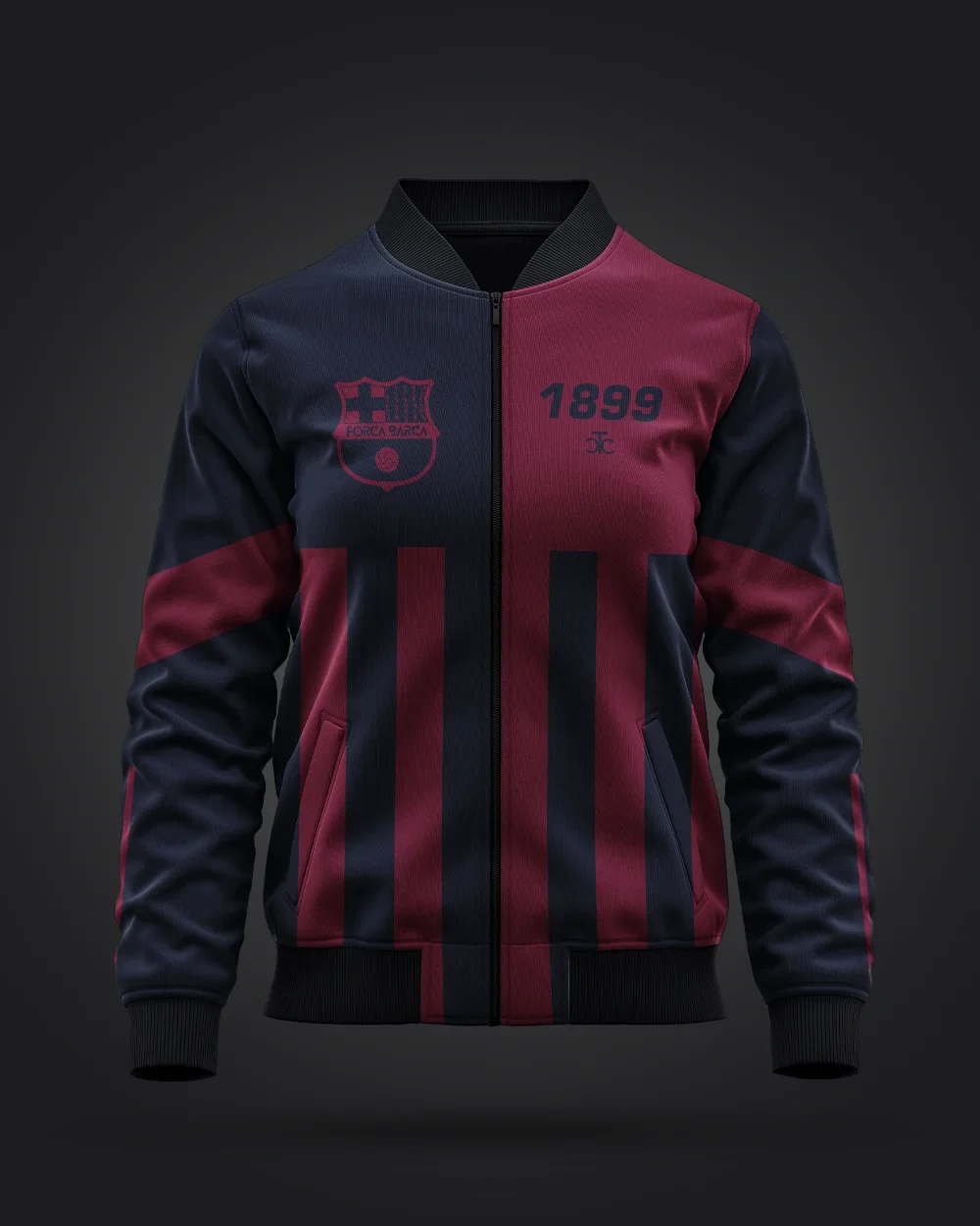 Forca Barca Bomber Jacket - Image 4