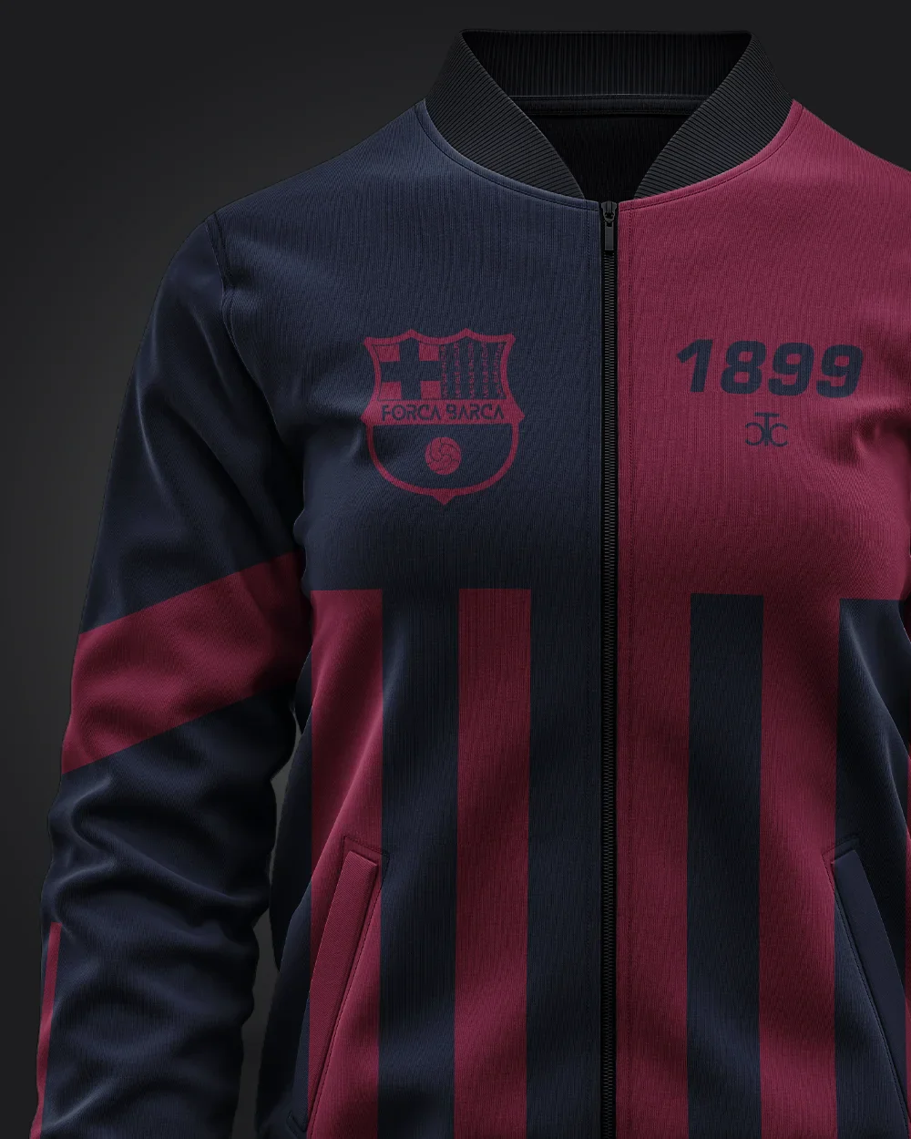 Forca Barca Bomber Jacket - Image 6