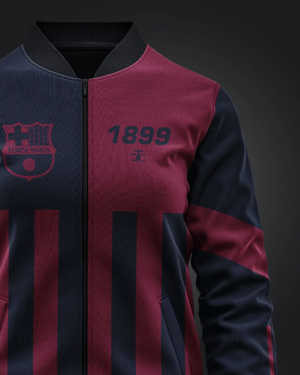 Forca Barca Bomber Jacket - Image 7