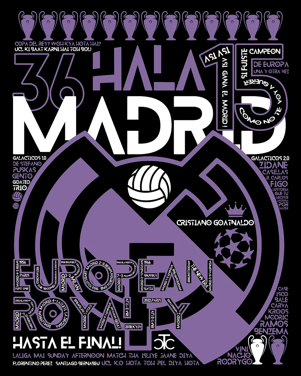 Hala Madrid Oversized Shirt - Image 8