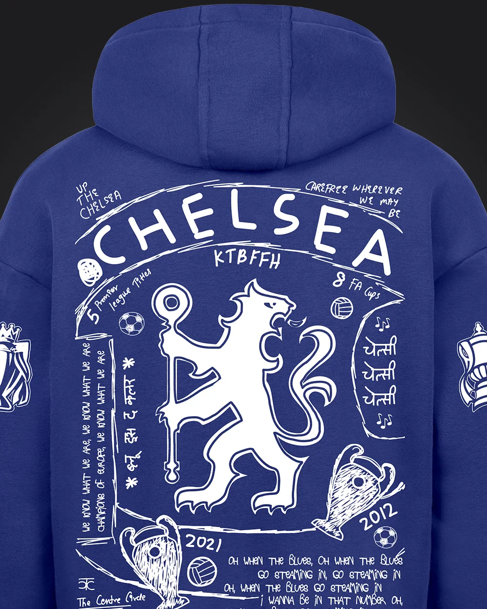 KTBFFH Hoodie Royal Blue - Image 3