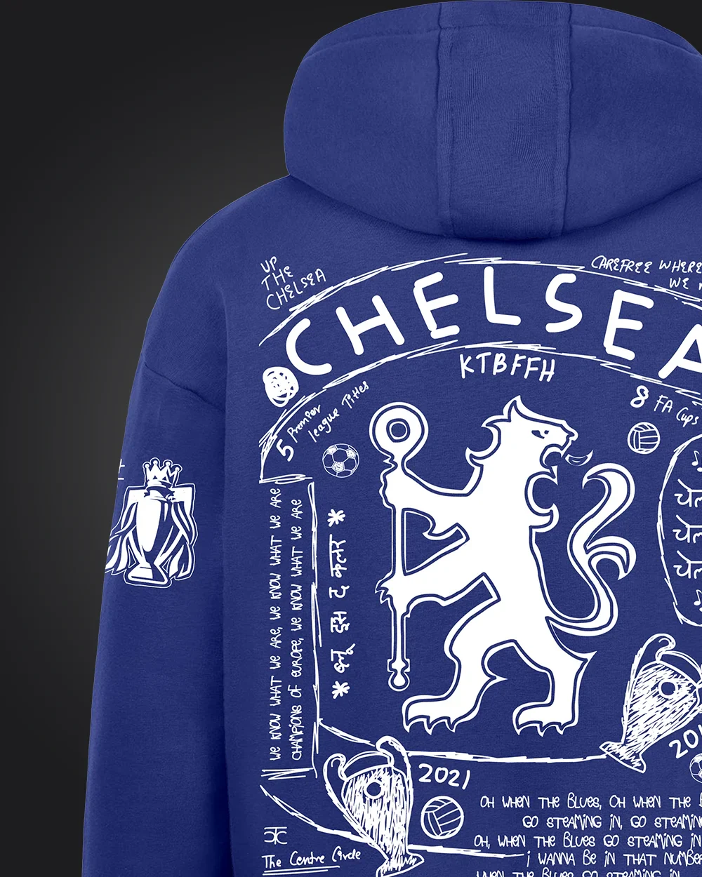 KTBFFH Hoodie Royal Blue - Image 5