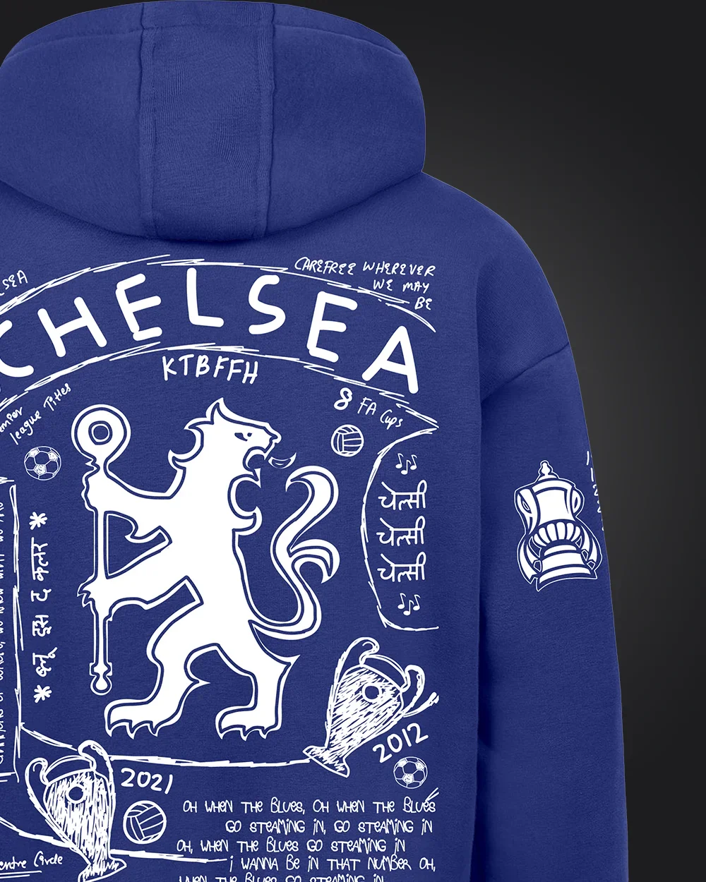 KTBFFH Hoodie Royal Blue - Image 6