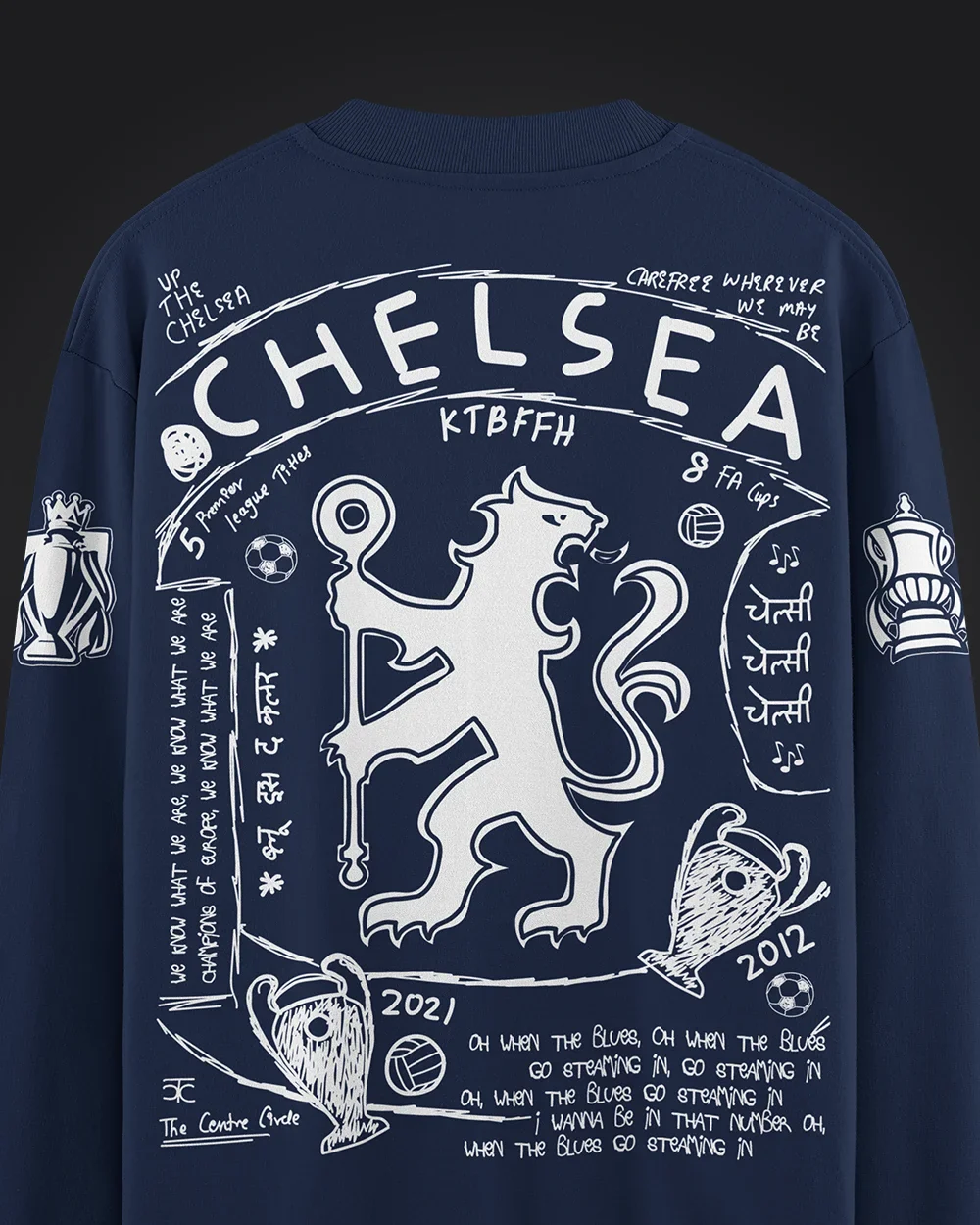 KTBFFH Sweatshirt Navy Blue - Image 3