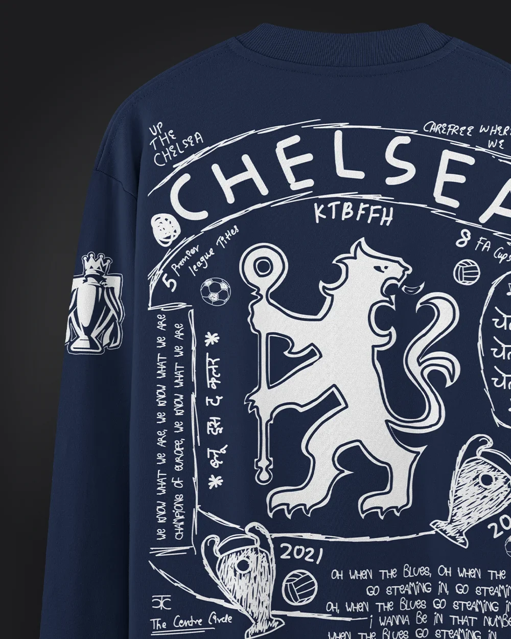 KTBFFH Sweatshirt Navy Blue - Image 4