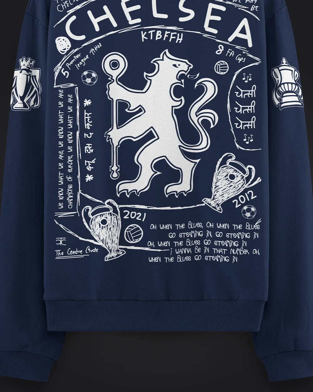 KTBFFH Sweatshirt Navy Blue - Image 6