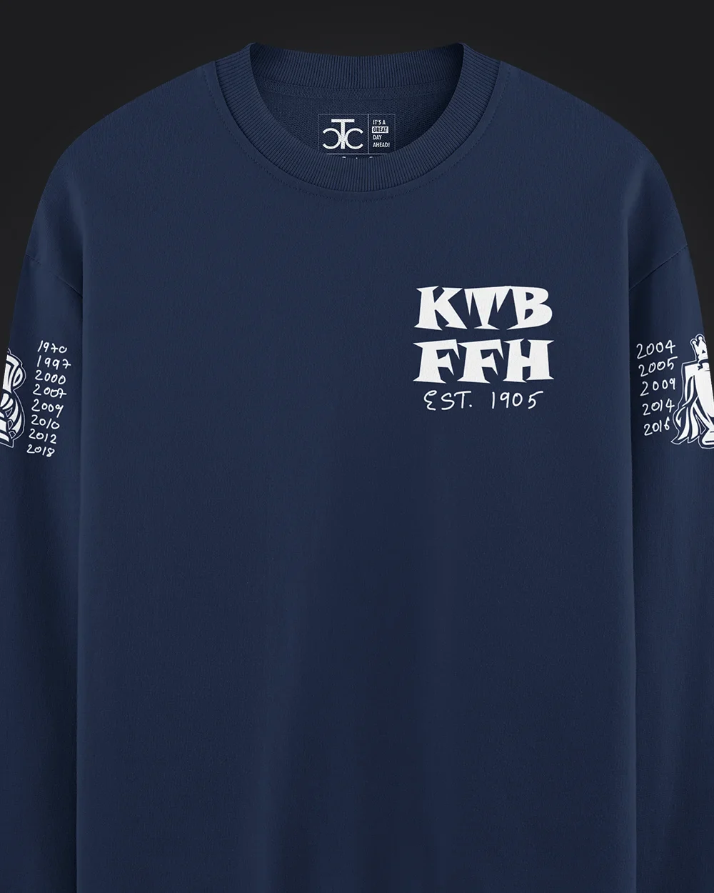 KTBFFH Sweatshirt Navy Blue - Image 7