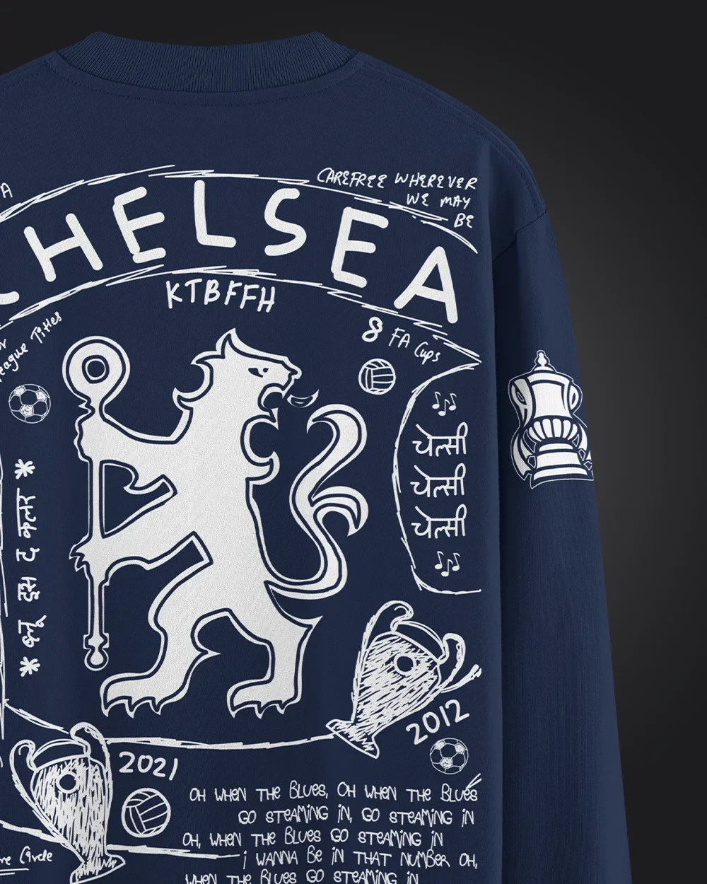 KTBFFH Sweatshirt Navy Blue - Image 8