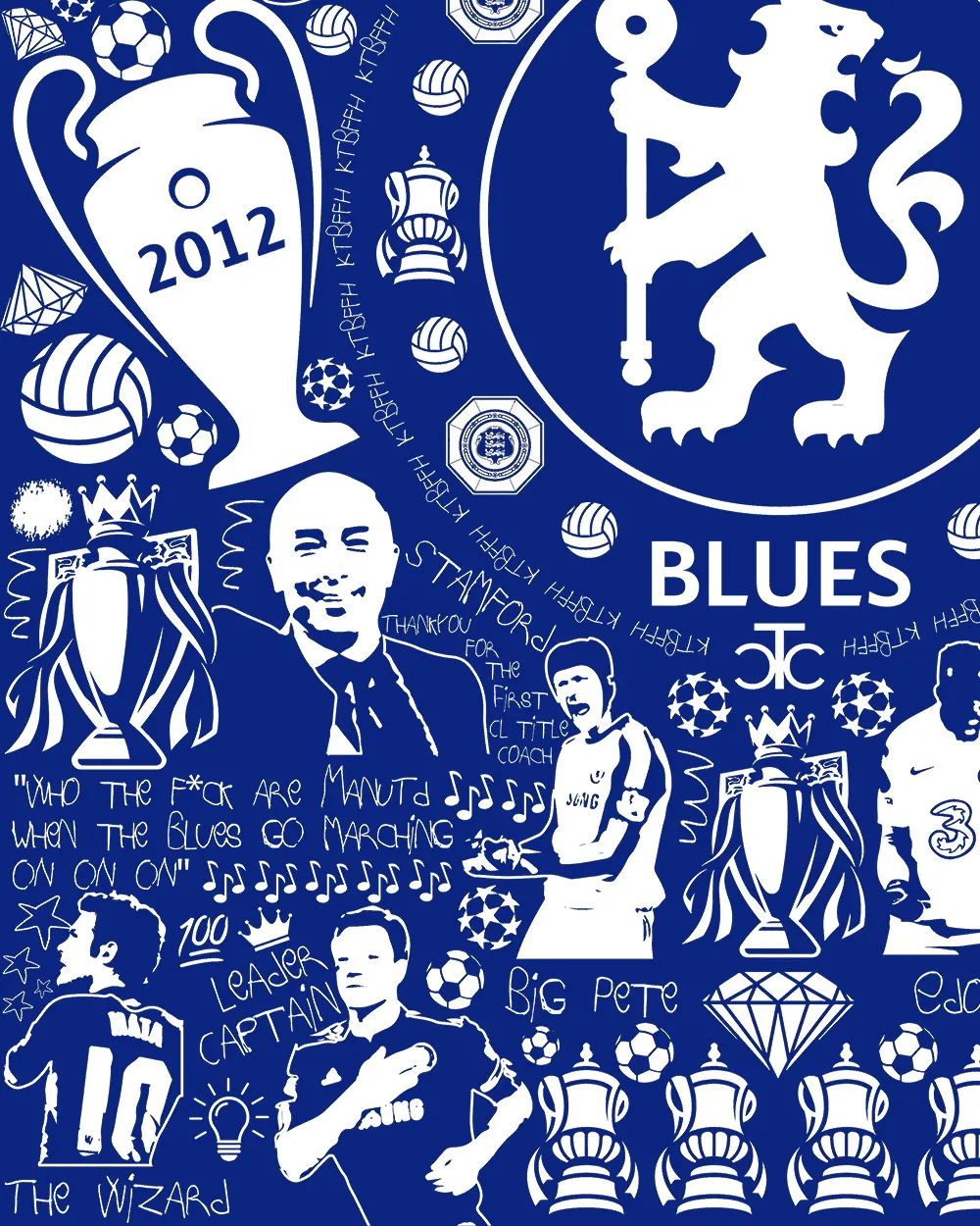 Legacy Chelsea Blue Flag - Image 3