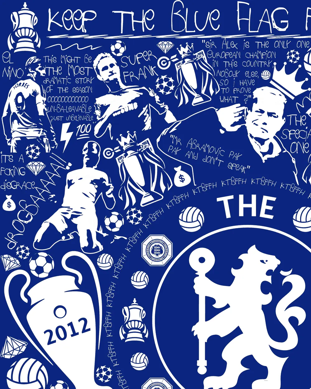 Legacy Chelsea Blue Flag - Image 4