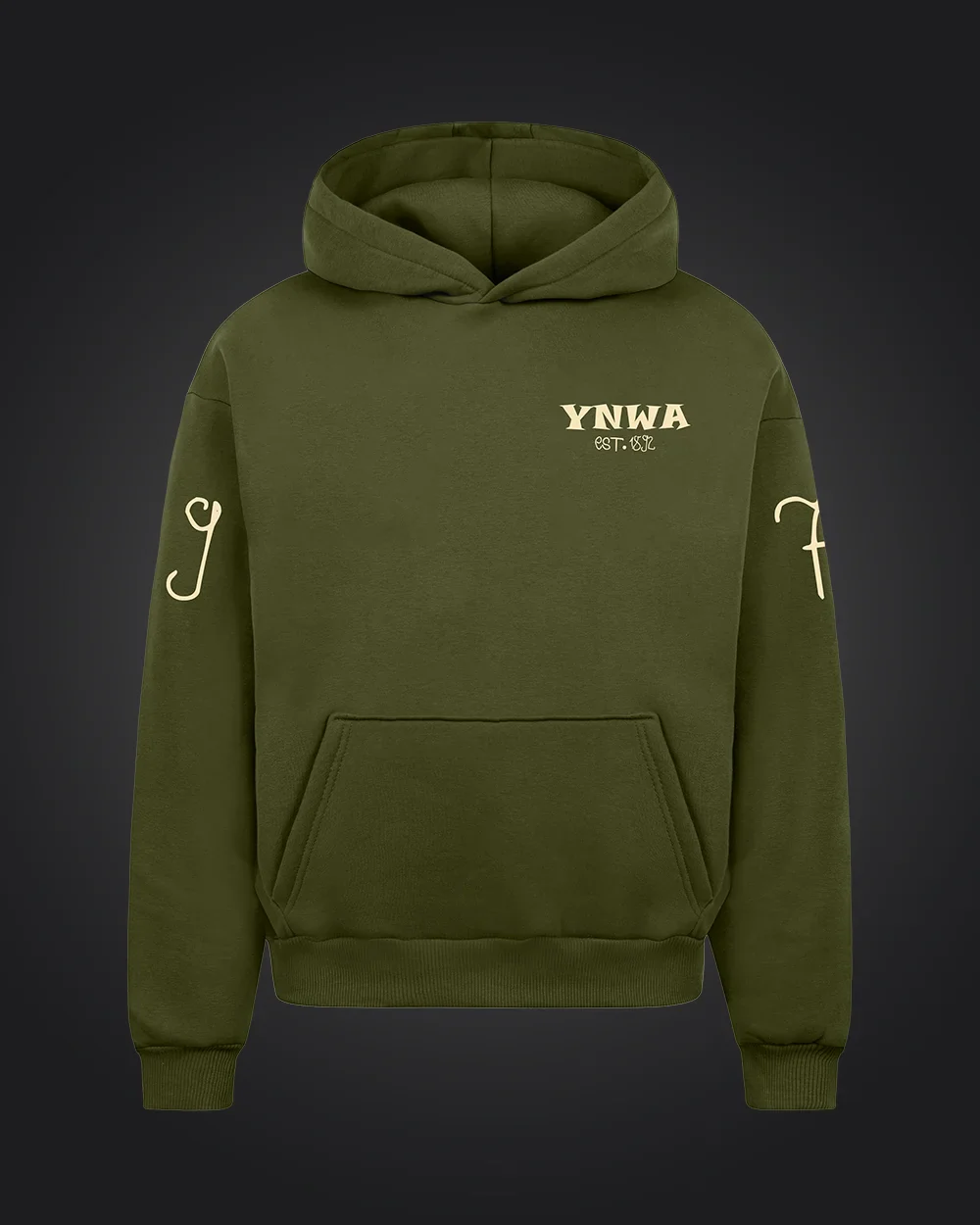 Liverpool Hoodie Olive - Image 2
