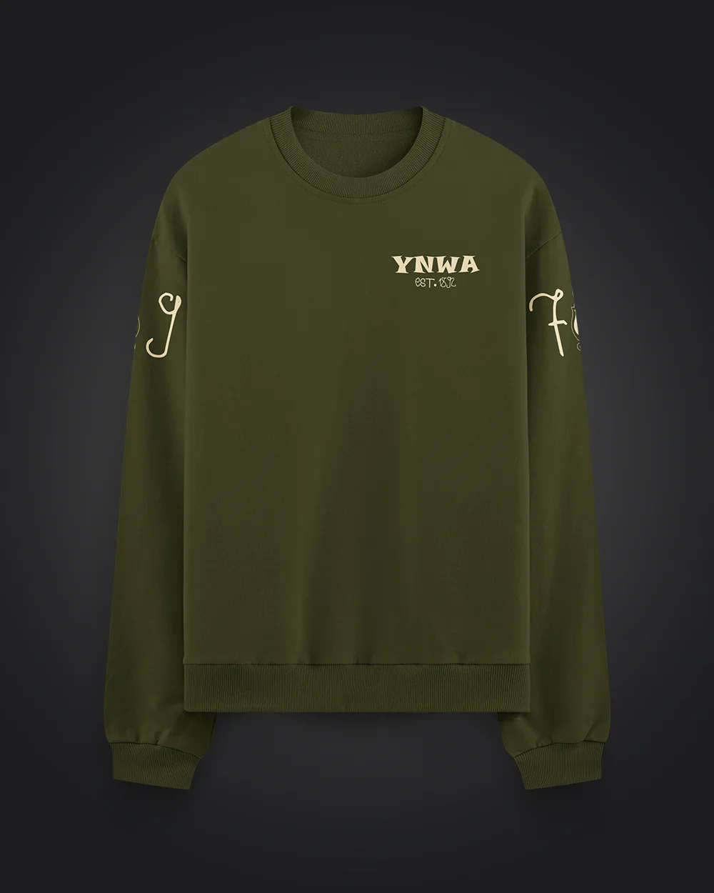 Liverpool Sweatshirt Olive - Image 2