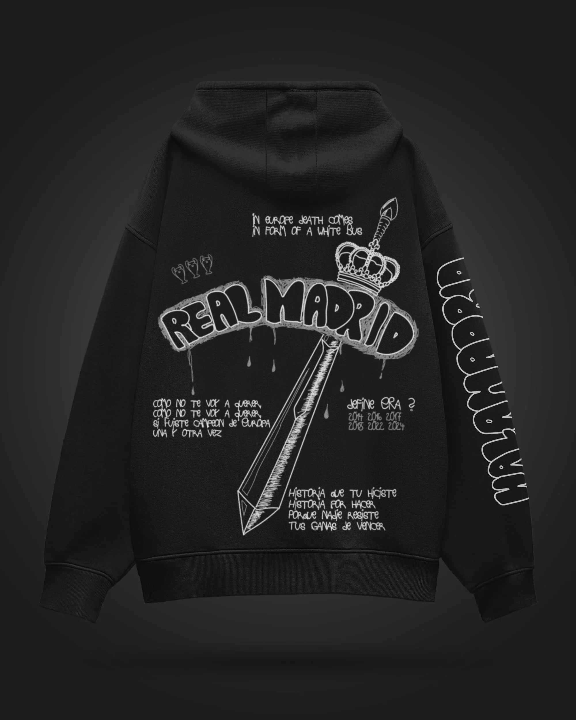 Madrid Oversized Hoodie - Heavyweight - Image 3
