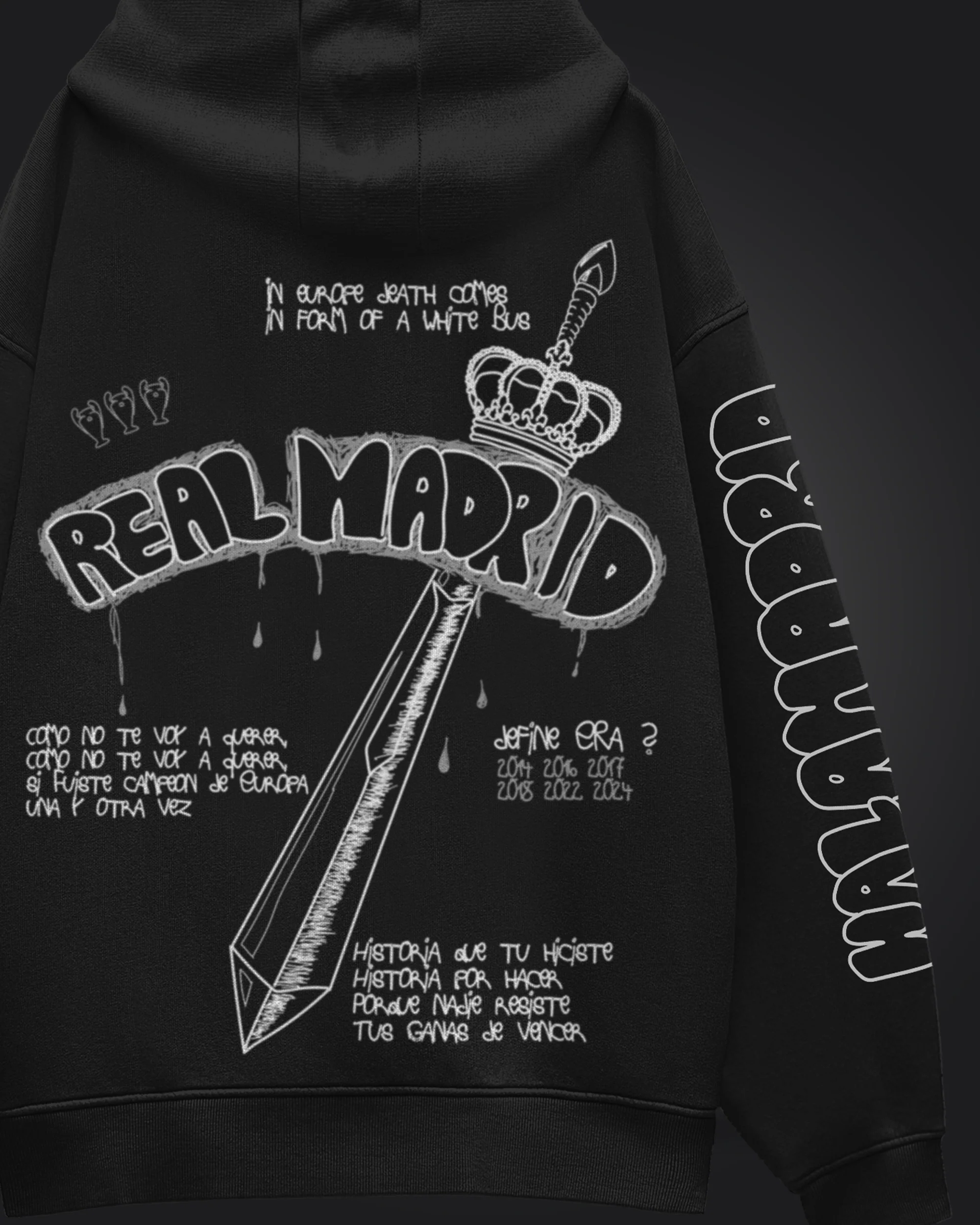 Madrid Oversized Hoodie - Heavyweight - Image 4
