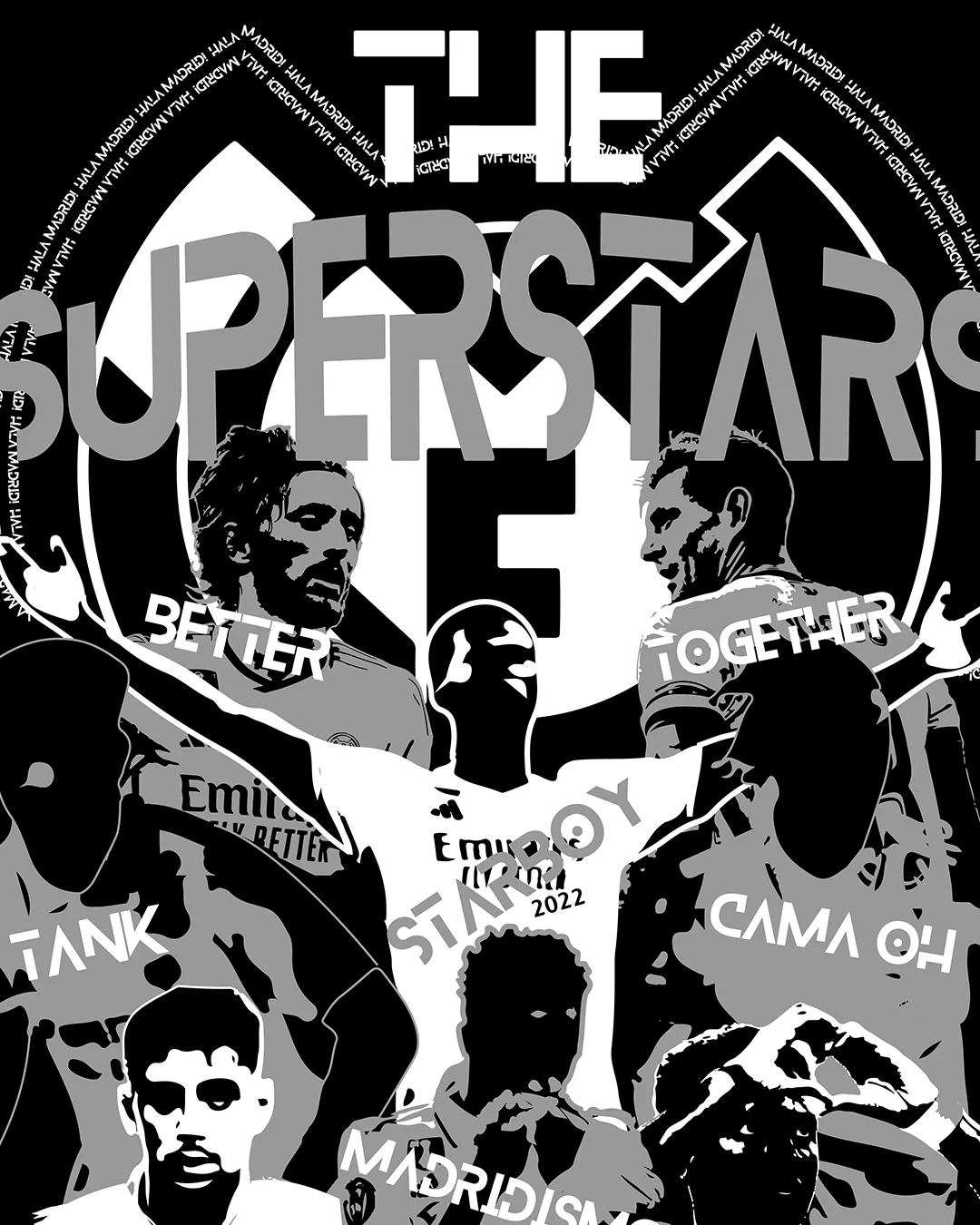 Superstars Madrid Oversized Shirt - Image 3