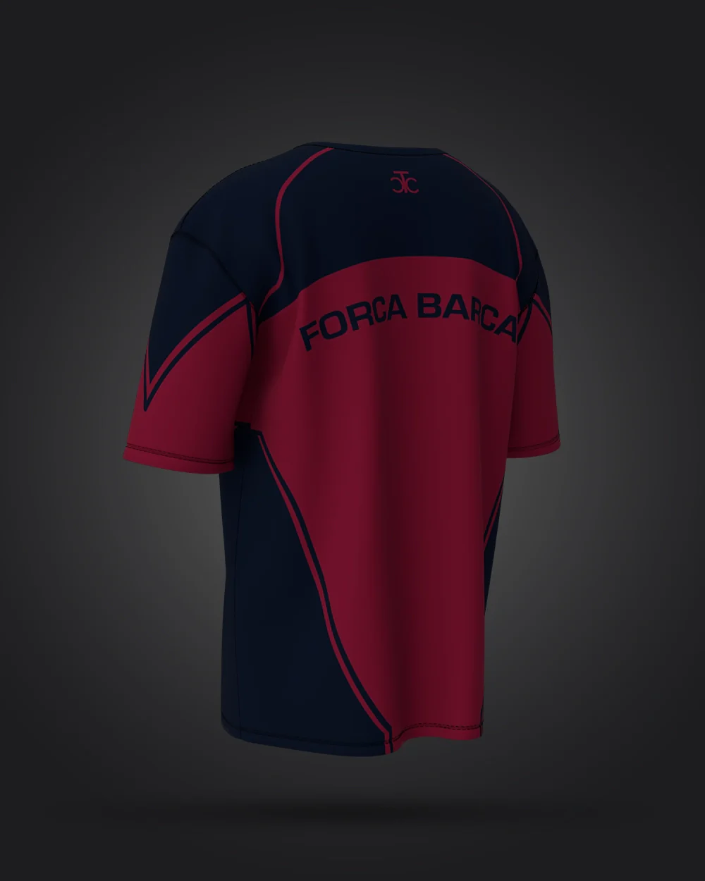 Minimal Barca Oversized Jersey - Image 5
