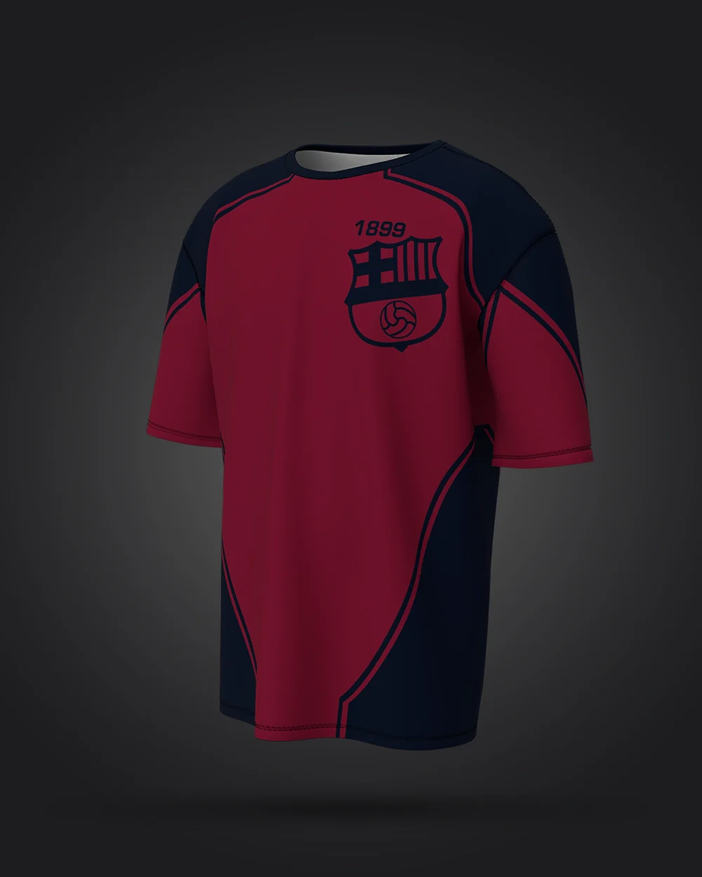 Minimal Barca Oversized Jersey - Image 6