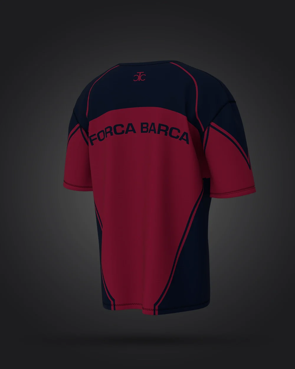Minimal Barca Oversized Jersey - Image 7