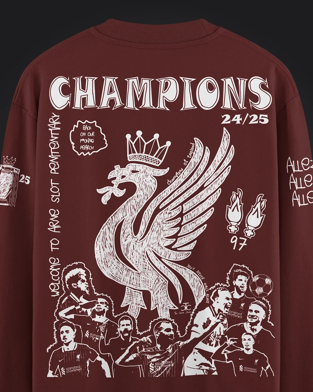 YNWA champions Sweatshirt - Image 6