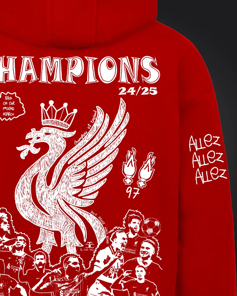 YNWA Champions Hoodie - Image 5
